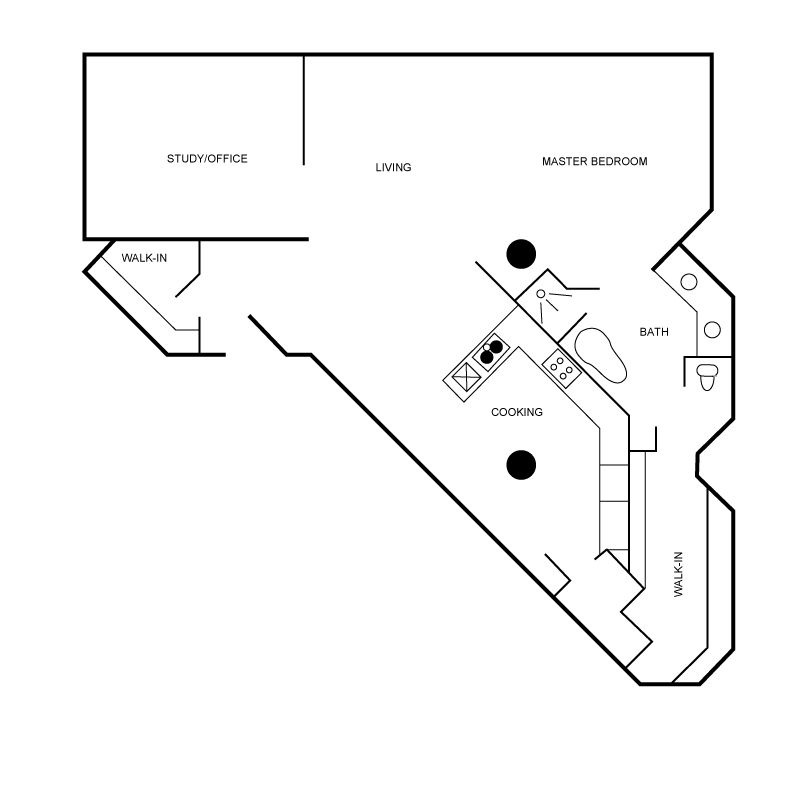 Floor plan layout diagram for bx3